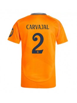 Real Madrid Daniel Carvajal #2 Gostujuci Dres 2024-25 Kratak Rukavima